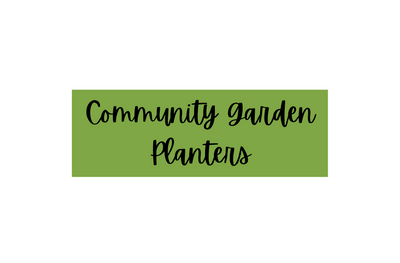 Community Garden Planters