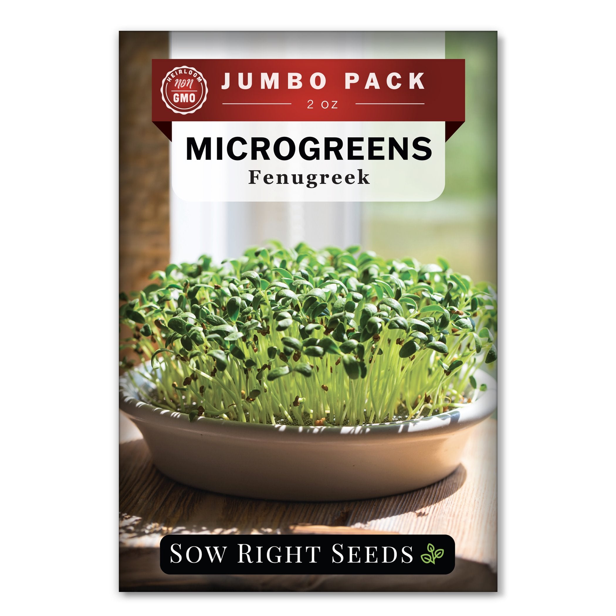 Bulk Microgreens Fenugreek 2 Ounce Fast Growing Anytime Sow Right Seeds
