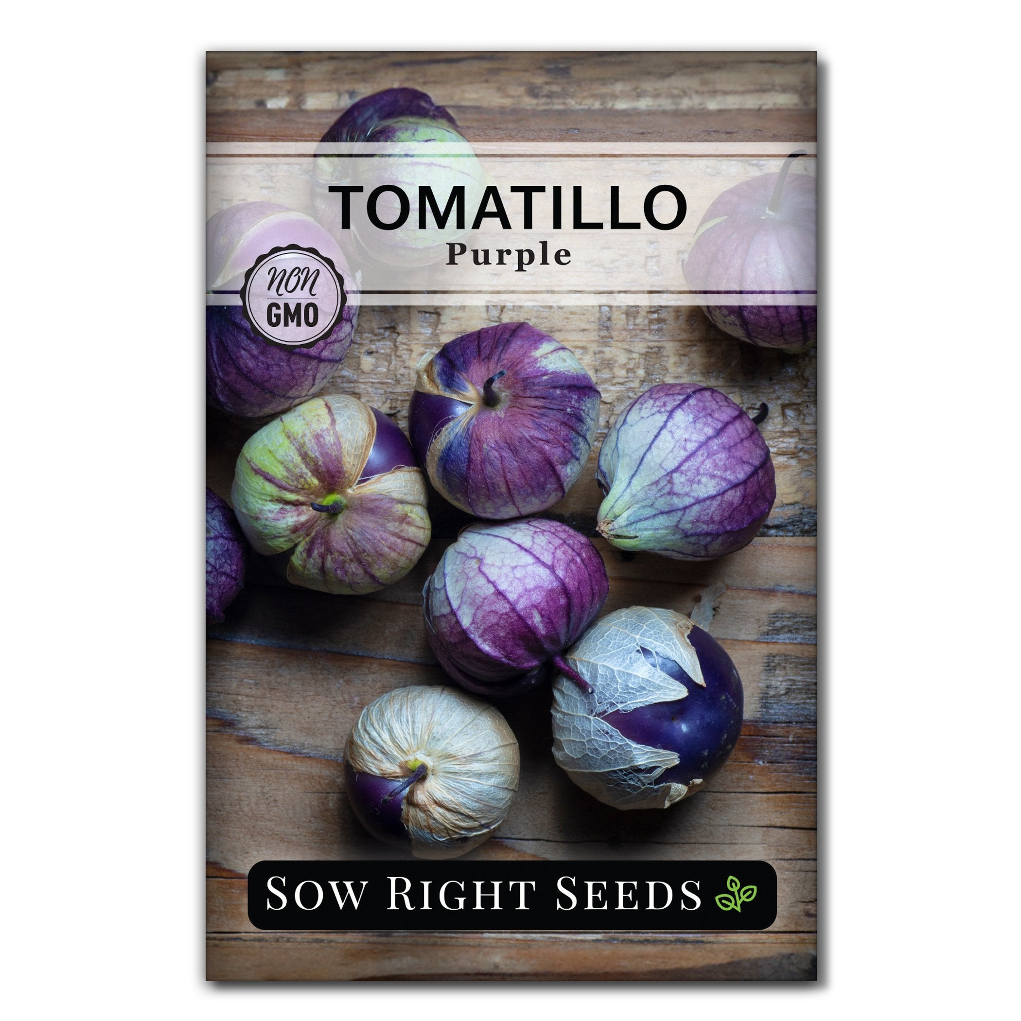 tomatillo plant seeds Sow Right Seeds - Purple Tomatillo Seeds for Planting - Non-GMO Heirloom Packet with Instructions to Plant an Outdoor Home Vegetable Garden
