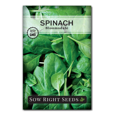 large meaty dark green vegetable bloomsdale spinach seeds for sale