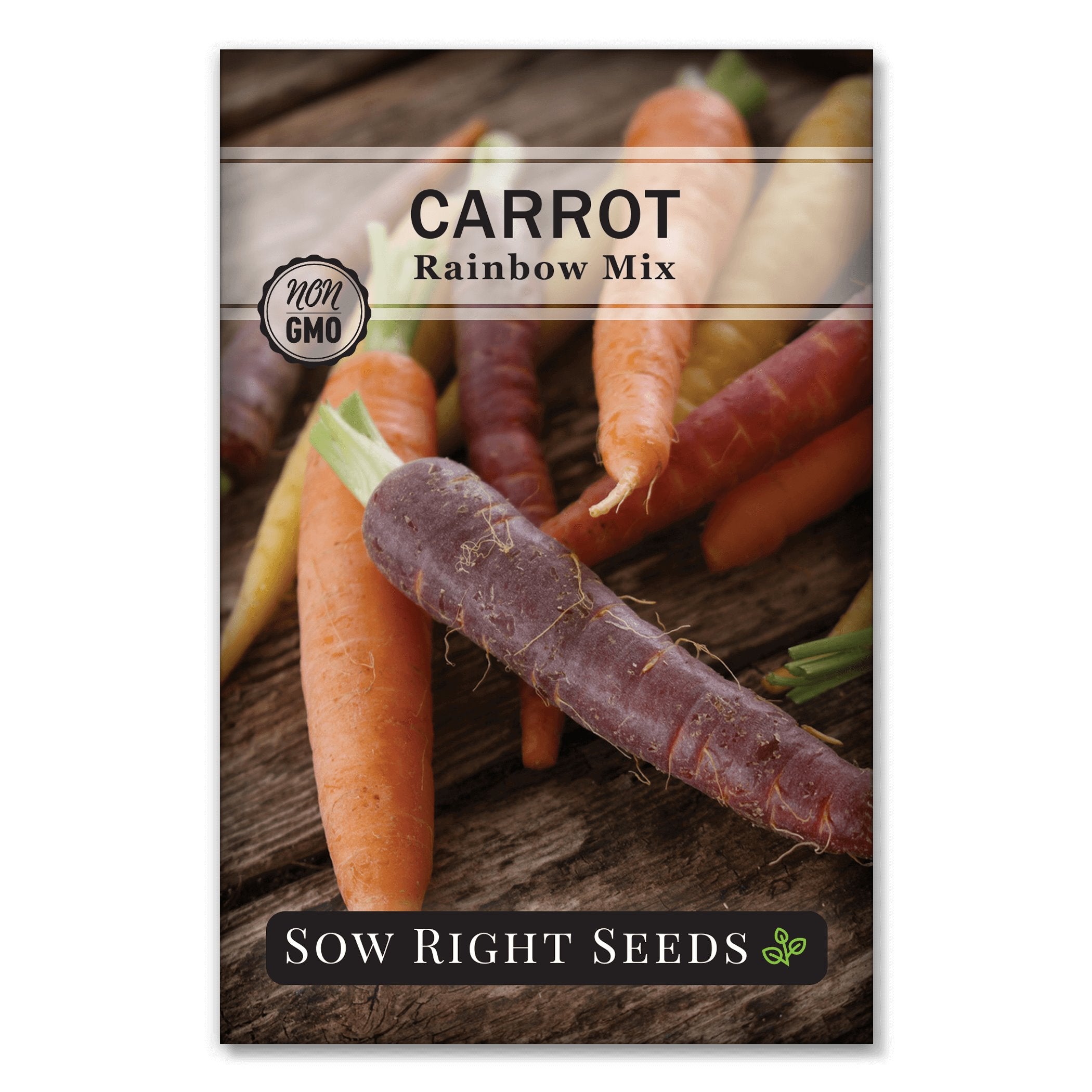 Seed Needs Rainbow Carrot Seeds For Planting - Non-GMO