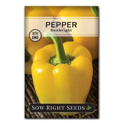 sunny yellow sweet bell pepper seeds for sale