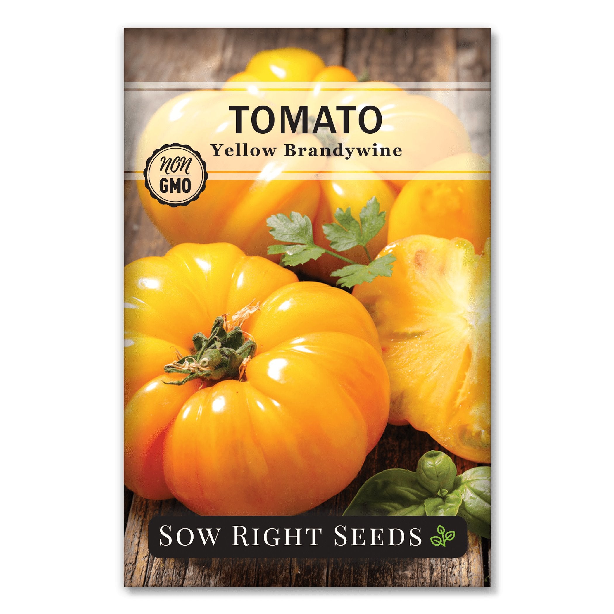 Pink Brandywine Tomato Seeds, 100 Heirloom Seeds Per Packet, Non