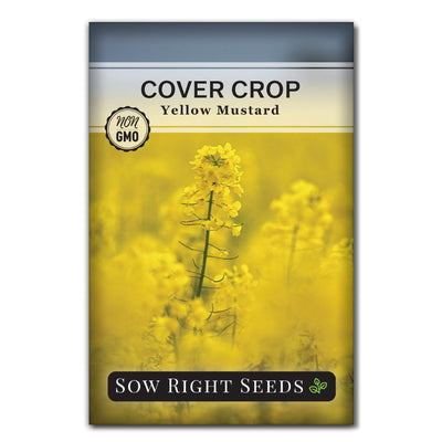 mustard golden cover crop seed packet