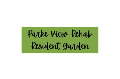 Parke View Rehab and Care Resident Garden
