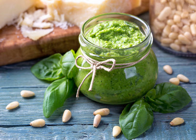 Easy Garden Fresh Basil Pesto Recipe in Just 5 Minutes