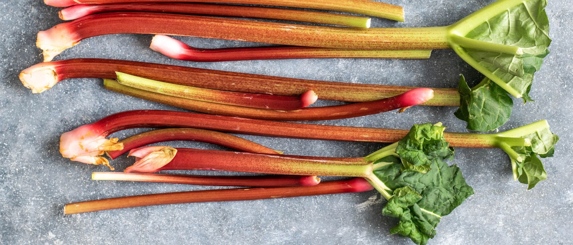 Grow rhubarb in your home garden for attractive looking stalks