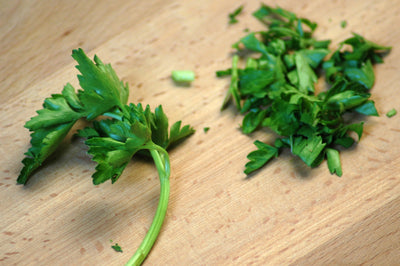 Chop your own fresh parsley