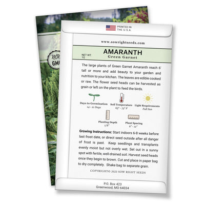 Green Garnet Amaranth