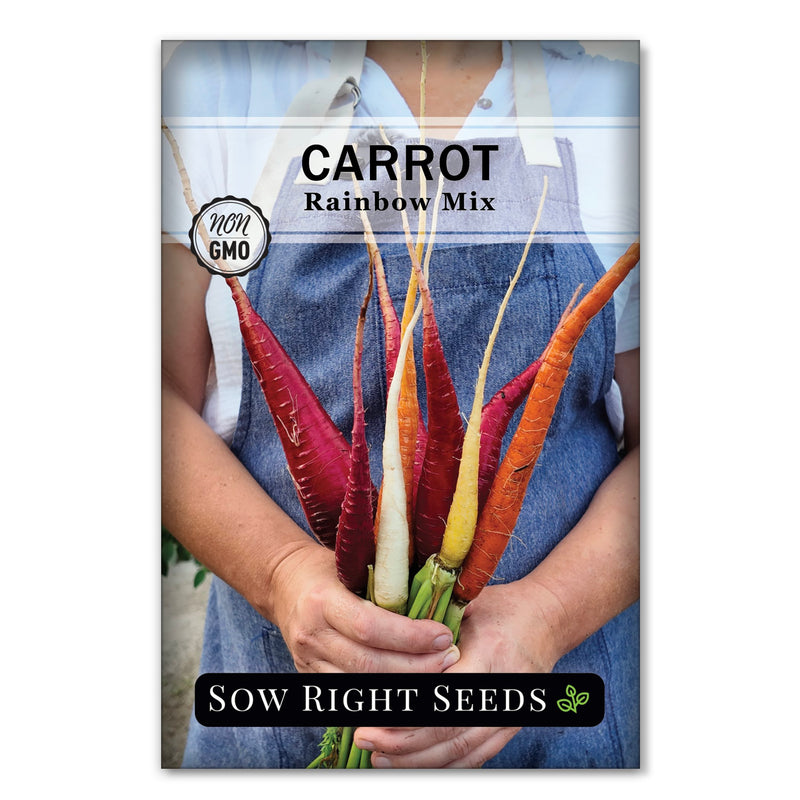 rainbow mix carrot seed packet vegetables sow right seeds