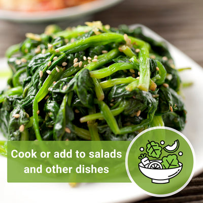 giant noble spinach seeds cook or add to salads and other dishes