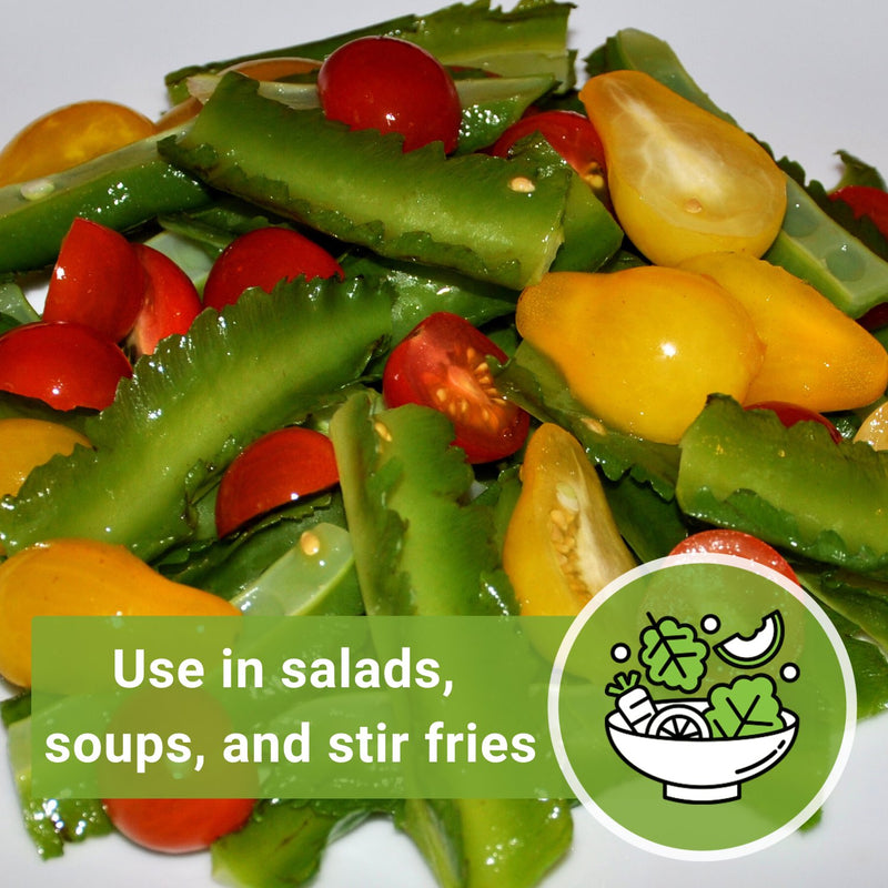 winged bean seeds use in salads soups and stir fries