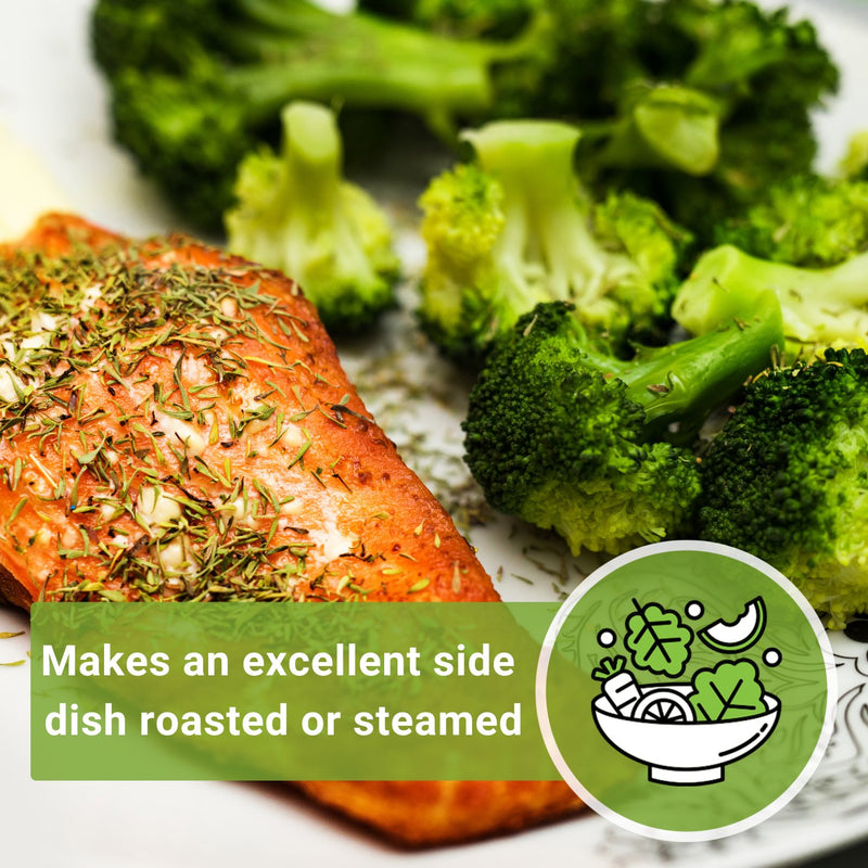 green sprouting calabrese broccoli seeds makes an excellent side dish roasted or steamed