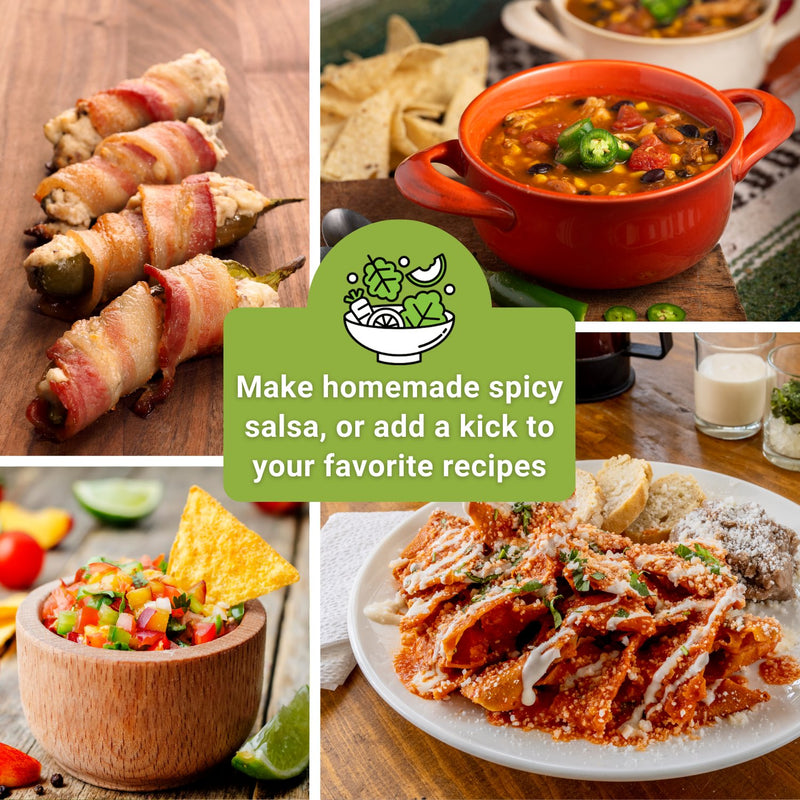 hot pepper collection, bacon stuffed peppers, chili, chips and salsa, mexican food make homemade spicy salsa or add a kick to your favorite recipes