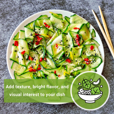 straight eight cucumber seeds add texture bright flavor and visual interest to your dish