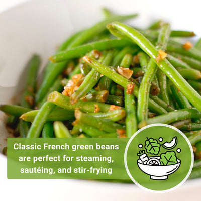 french slenderette bush bean seeds classic french green beans are perfect for steaming sauteing and stir-frying