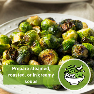 long island improved brussels sprouts prepare steamed, roasted or in creamy soups