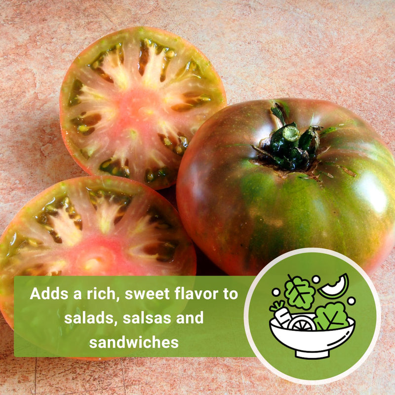 cherokee green tomato seeds adds a rich sweet flavor to salads salsas and sandwiches