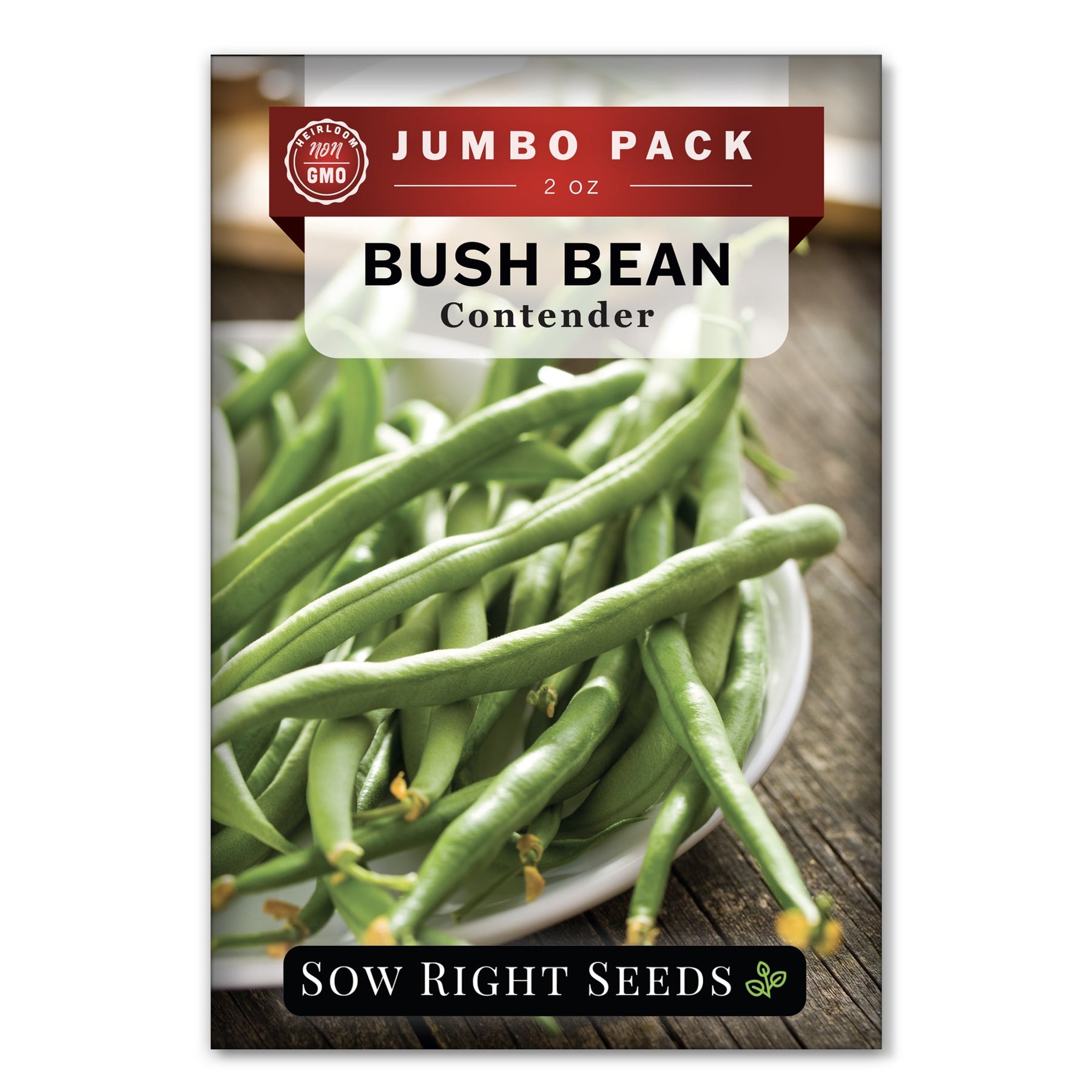Contender Bush Bean for Planting | Productive Stringless Variety – Sow ...