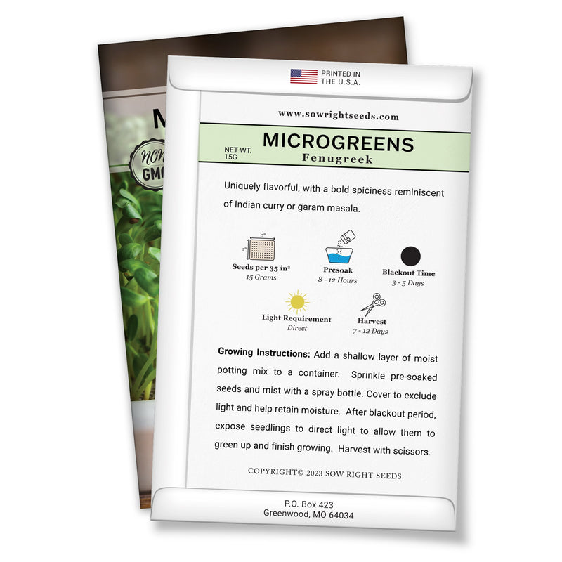 Microgreens Fenugreek