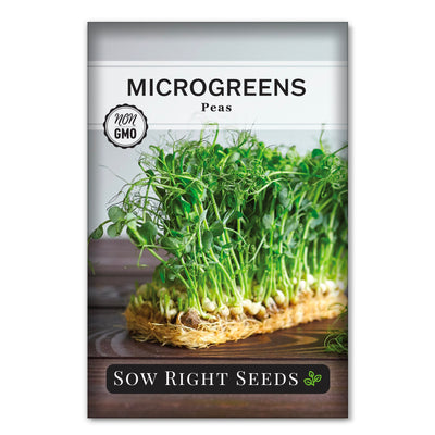 crunchy fun garden pea microgreen seeds for sale