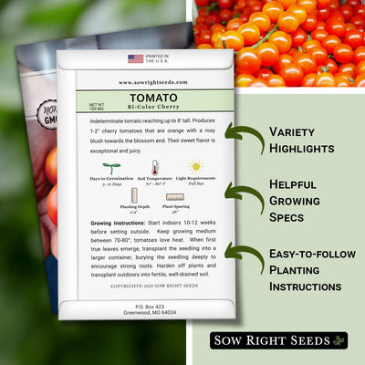 Bi-Color Cherry Tomato Seeds