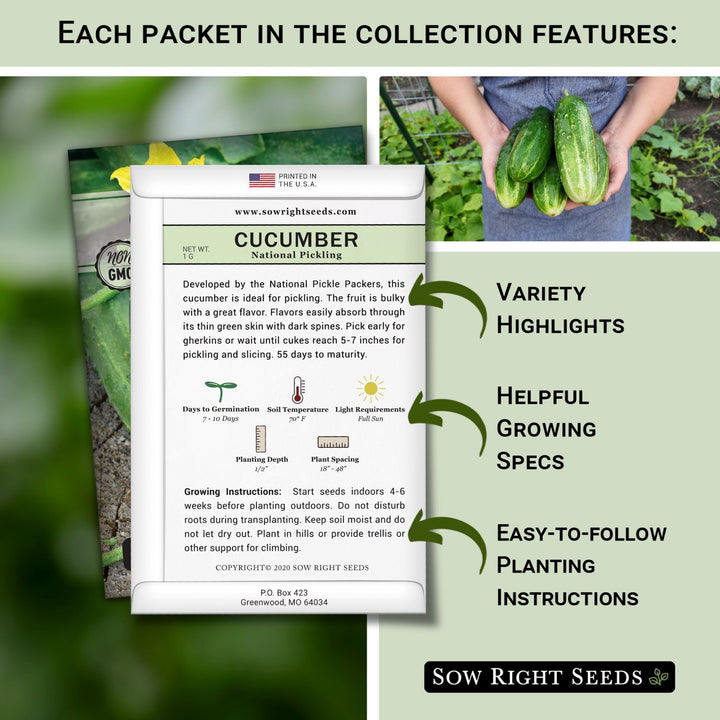 beginner vegetable garden seeds Classic Vegetable Garden Seed Collection