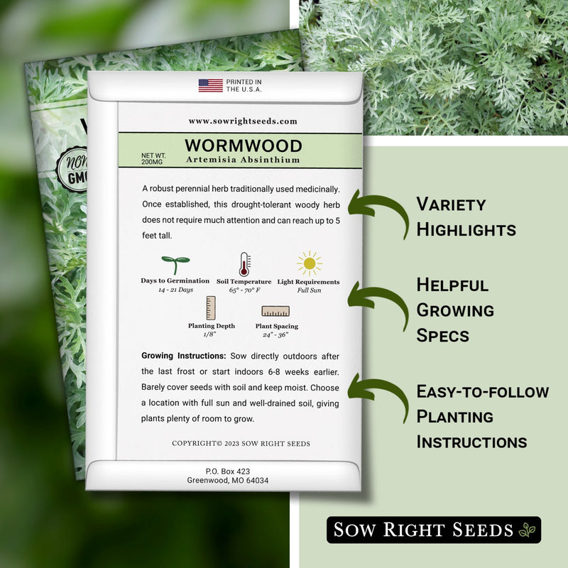 planting wormwood seeds Wormwood – Sow Right Seeds