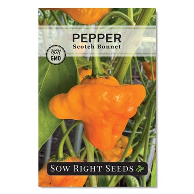 scotch bonnet pepper seed packet vegetables sow right seeds