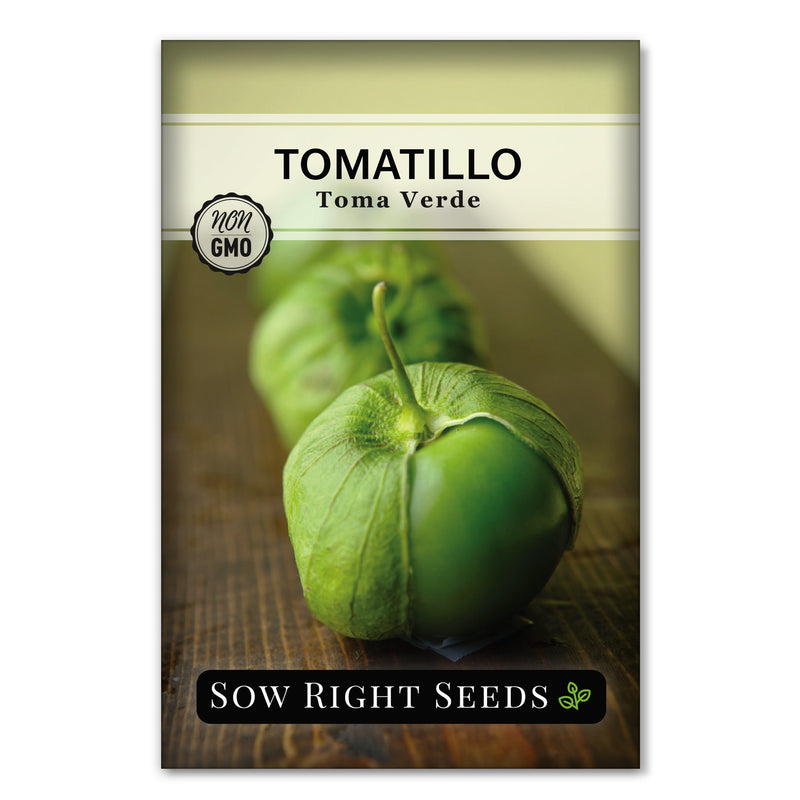 toma verde tomatillo seed packet vegetables sow right seeds