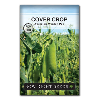 legume nitrogen fixing hardy cover crop pea seed packet