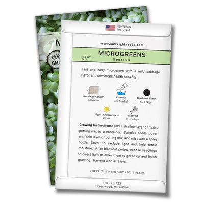 how to grow the best broccoli microgreens