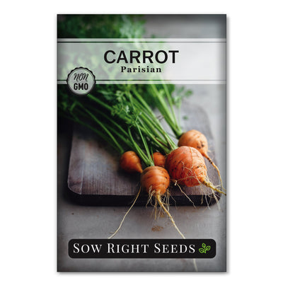 parisian miniature round carrot seeds for sale