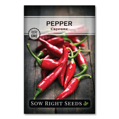long thin sweet spicy hot cayenne pepper seeds for sale