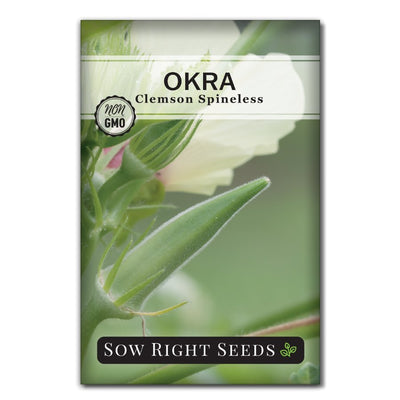 vegetable clemson spineless okra seeds