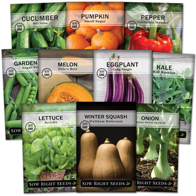 essential squash pumpkin pepper cucumber and more seed packets