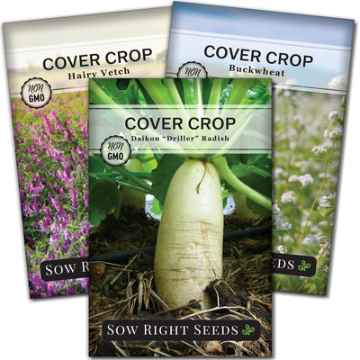 cover crop seed mix 2 collection with 3 varieties for sale