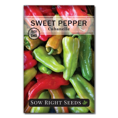 vegetable cubanelle sweet pepper seeds
