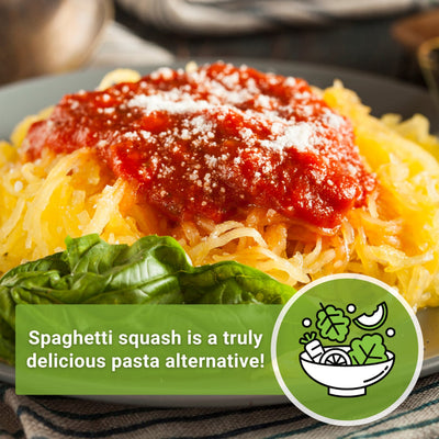 spaghetti squash is a truly delicious pasta alternative