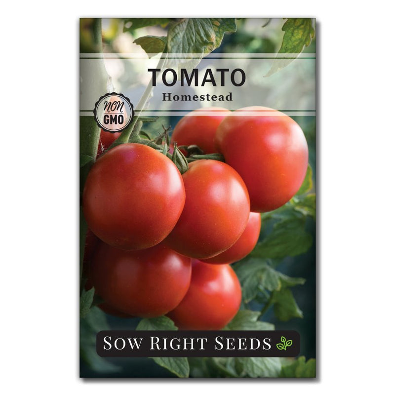 firm dark red heat-tolerant vegetable homestead tomato seeds for sale