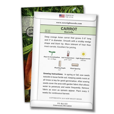 how to grow the best kuroda carrot plants