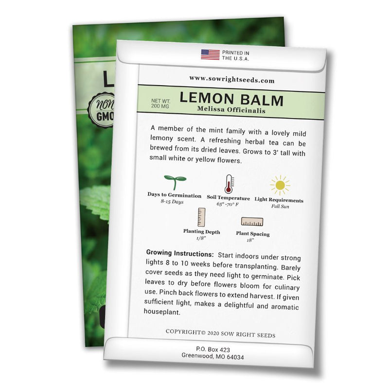 how to grow the best lemon balm plants