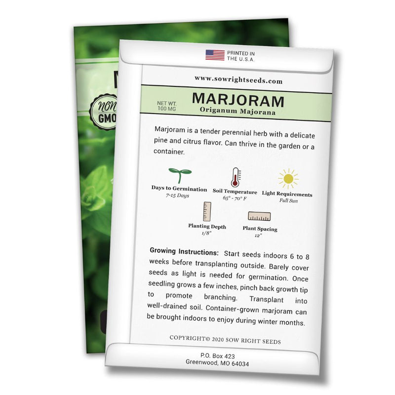 how to grow the best marjoram plants