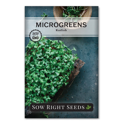 radish microgreen seed packet