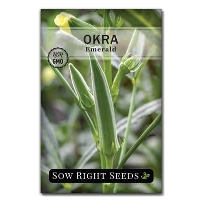 vegetable emerald okra seeds