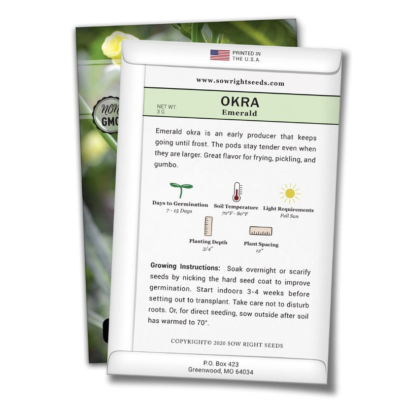 how to grow the best emerald okra plants