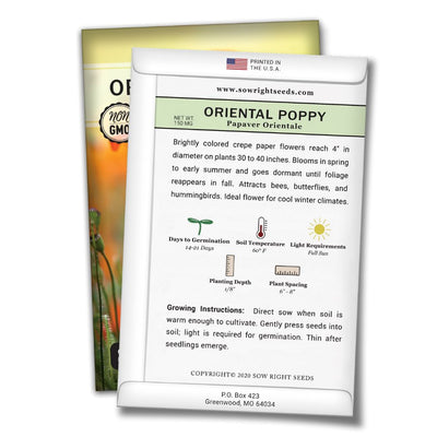 how to grow the best oriental poppy plants