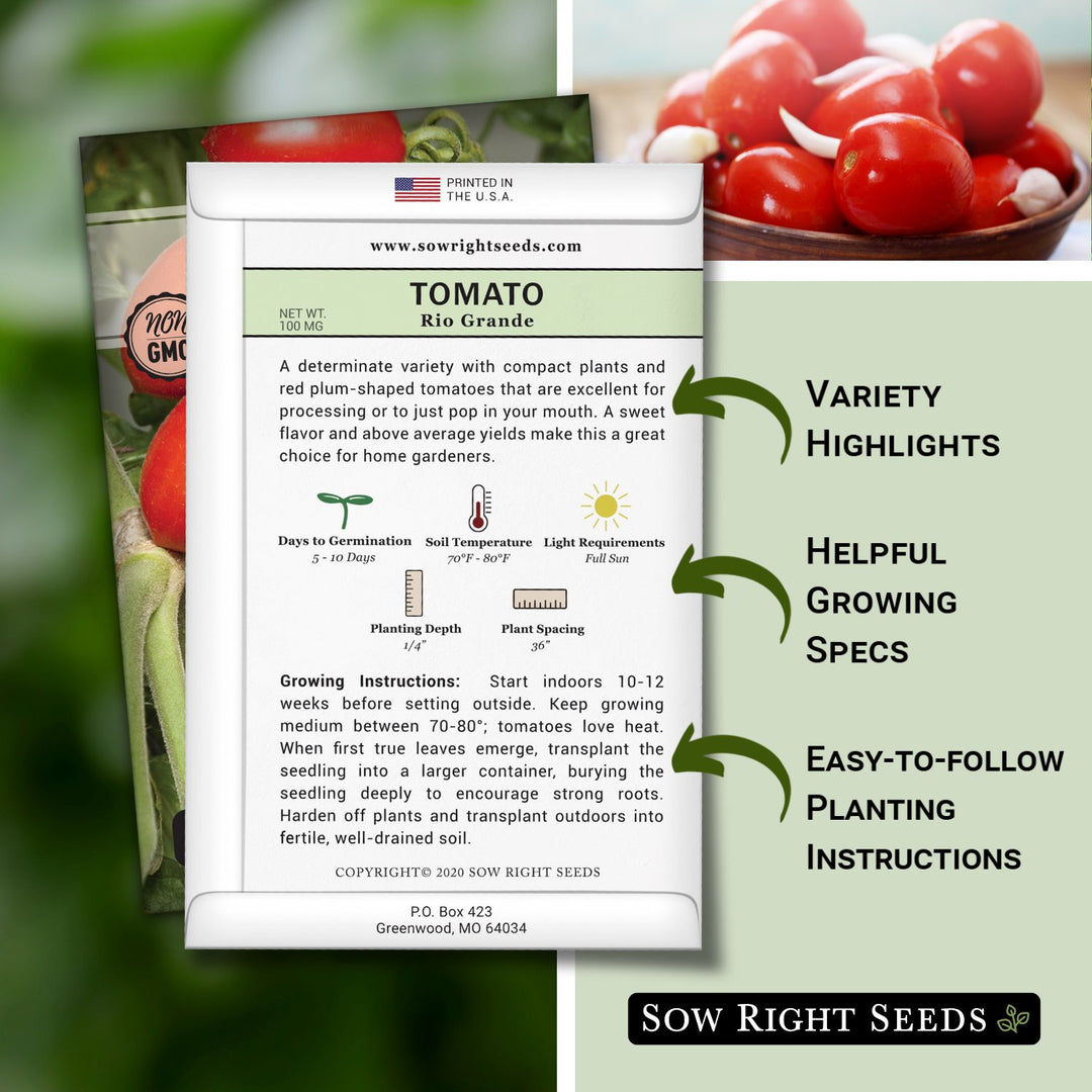 tomato seed planting guide Rio Grande Tomato Seeds for Planting