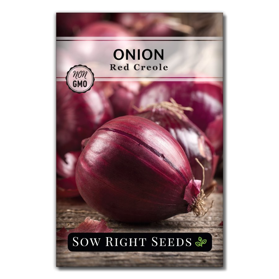 Red Creole Onion Seeds for Planting | Fresh Garden Onions – Sow Right Seeds