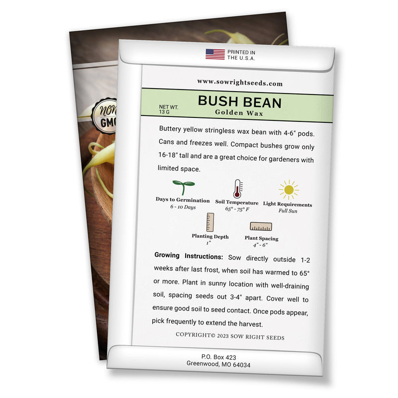 how to grow the best golden wax bean plants